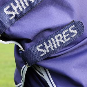 Shires Highlander Original Lite Turnout Rug & Neck Set (Navy)