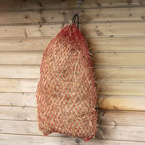 Hy Equestrian Slow Flow Lock-Knot Haynet (Red)