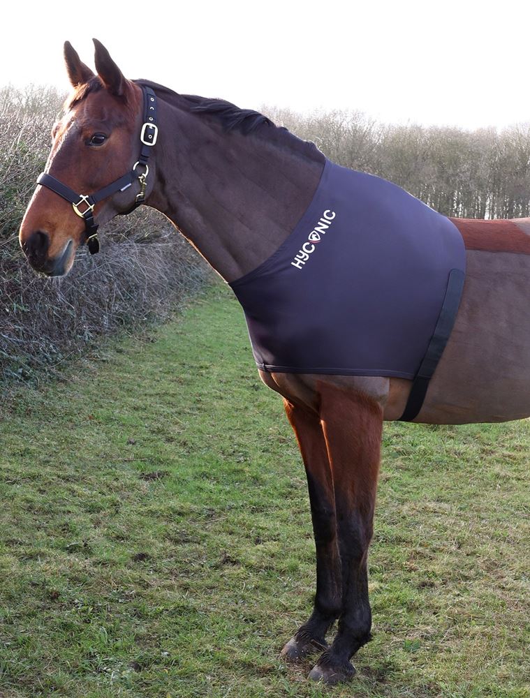 Hy Equestrian HYCONIC Lycra Shoulder Vest (Charcoal)