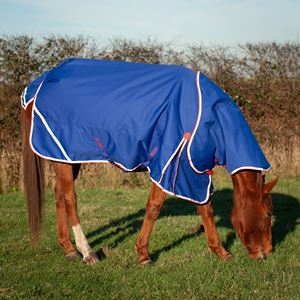 Gallop Trojan Xtra 200 Dual Turnout Rug & Neck Set (Royal Blue)