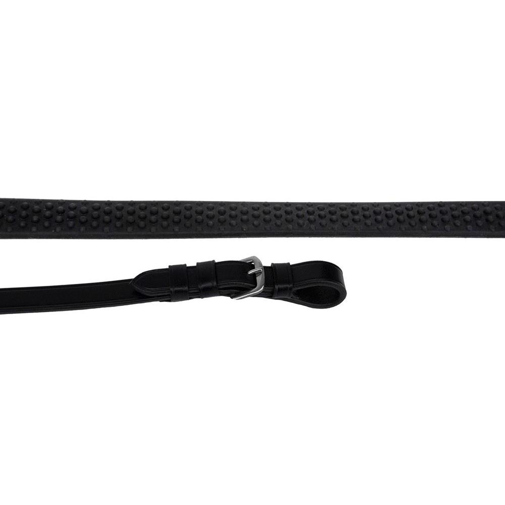 Rhinegold Italian Leather Rubber Grip Reins