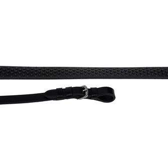 Rhinegold Italian Leather Rubber Grip Reins - 54"