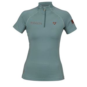 Shires Aubrion Team Short Sleeve Base Layer (Sage)