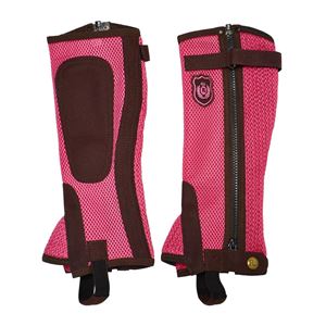 Rhinegold Childs Mesh Gaiter (Pink)