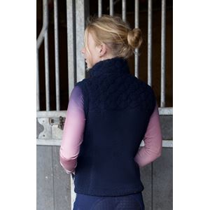 Hy Equestrian Elevate Teddy Fleece Gilet (Navy)