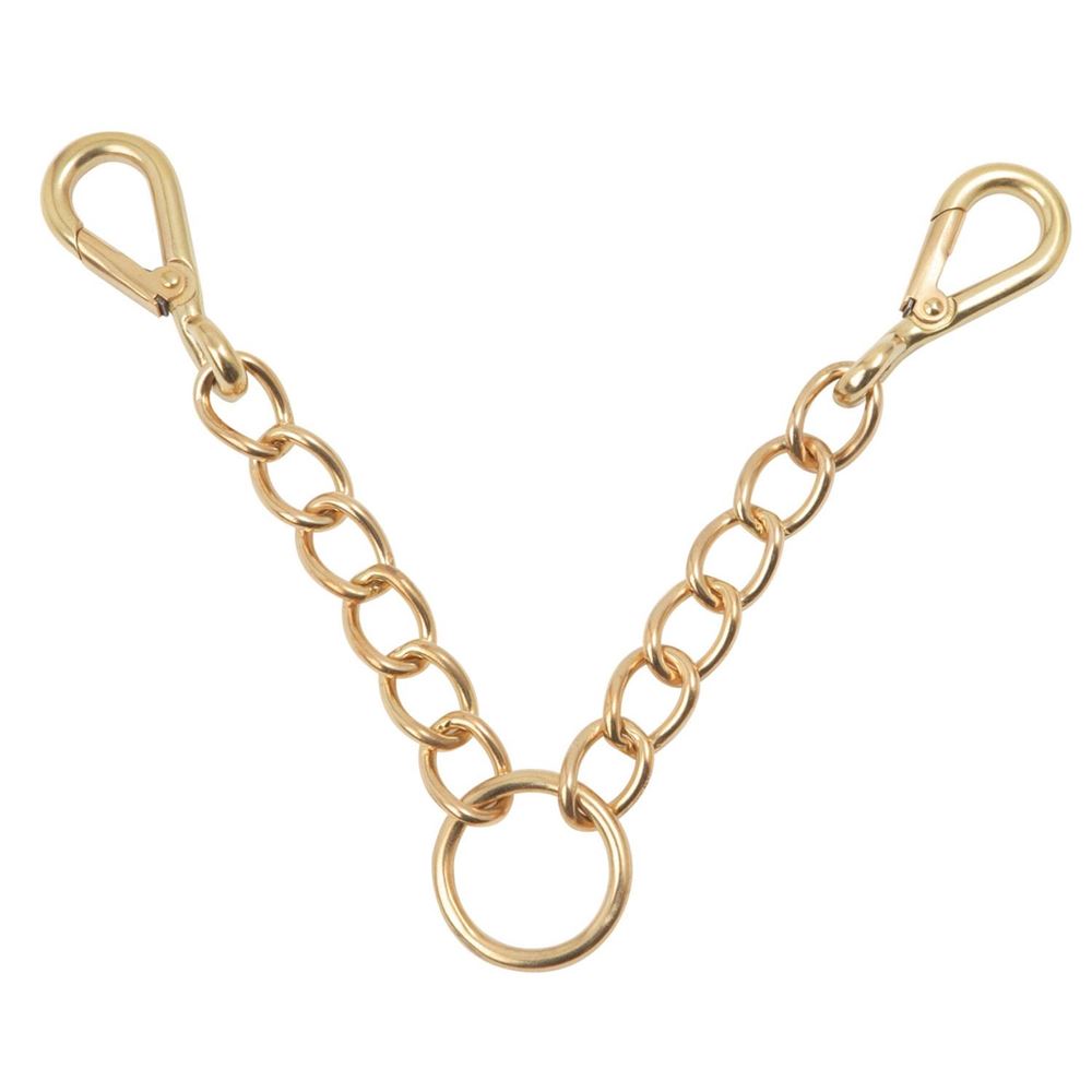Brass Newmarket Coupling Chain Horse