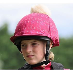 Shires Aubrion Hyde Park Riding Hat Cover - Young Rider (Star)
