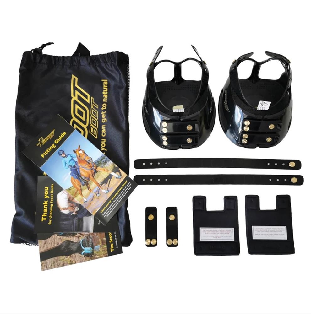 Scootboot Classic Regular Hoof Boots (Pair) + Claim FREE Straps and Cap worth £28.98! (See description)