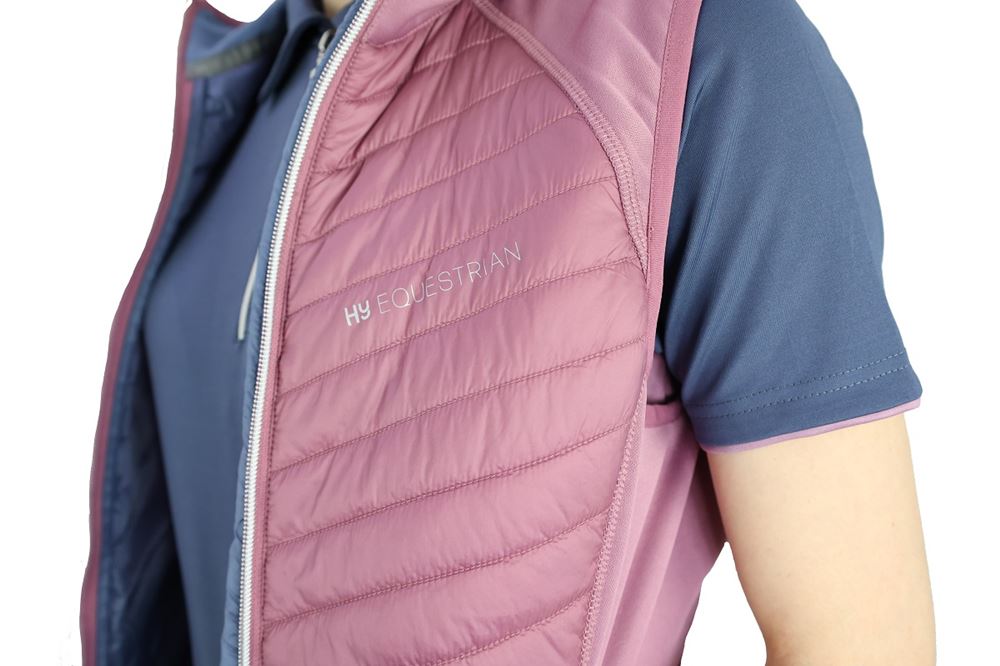 Hy Equestrian Synergy Elevate Sync Lightweight Gilet (Riviera/Grape)
