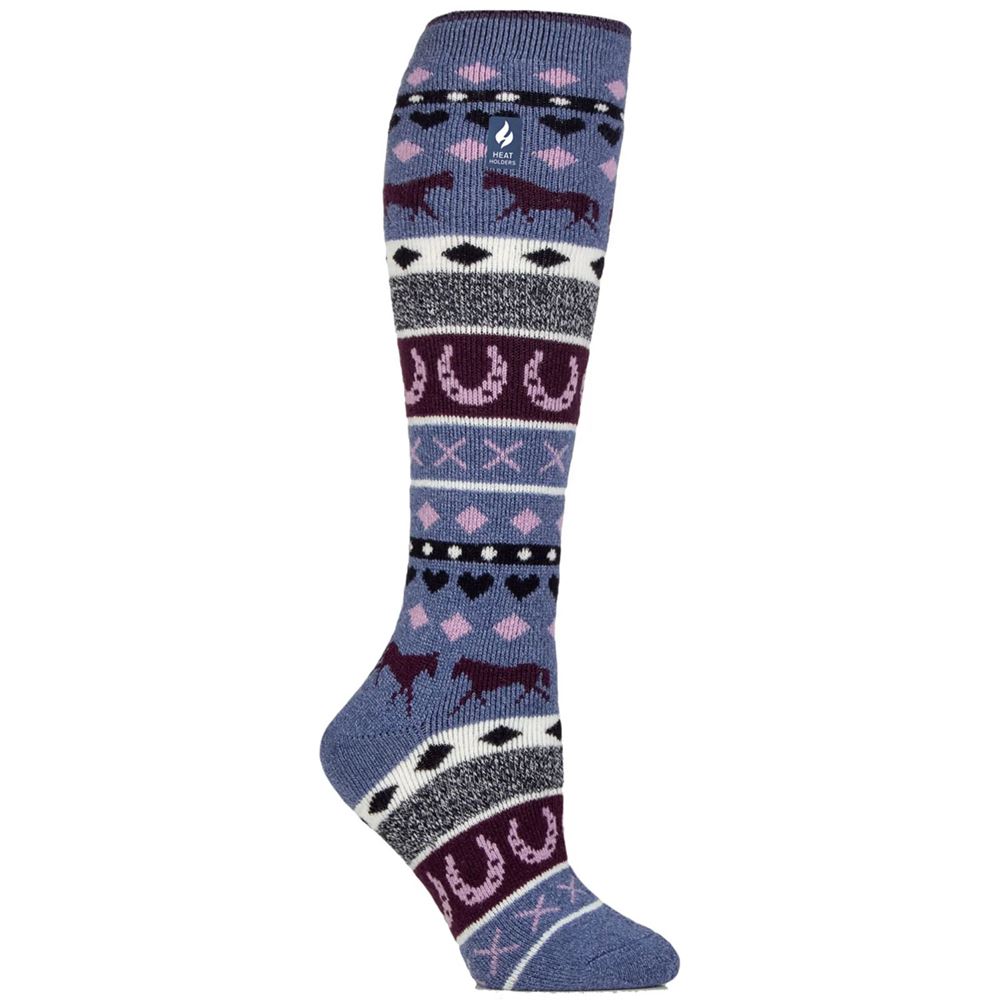 Heat Holders Croxton Long Socks (Denim)