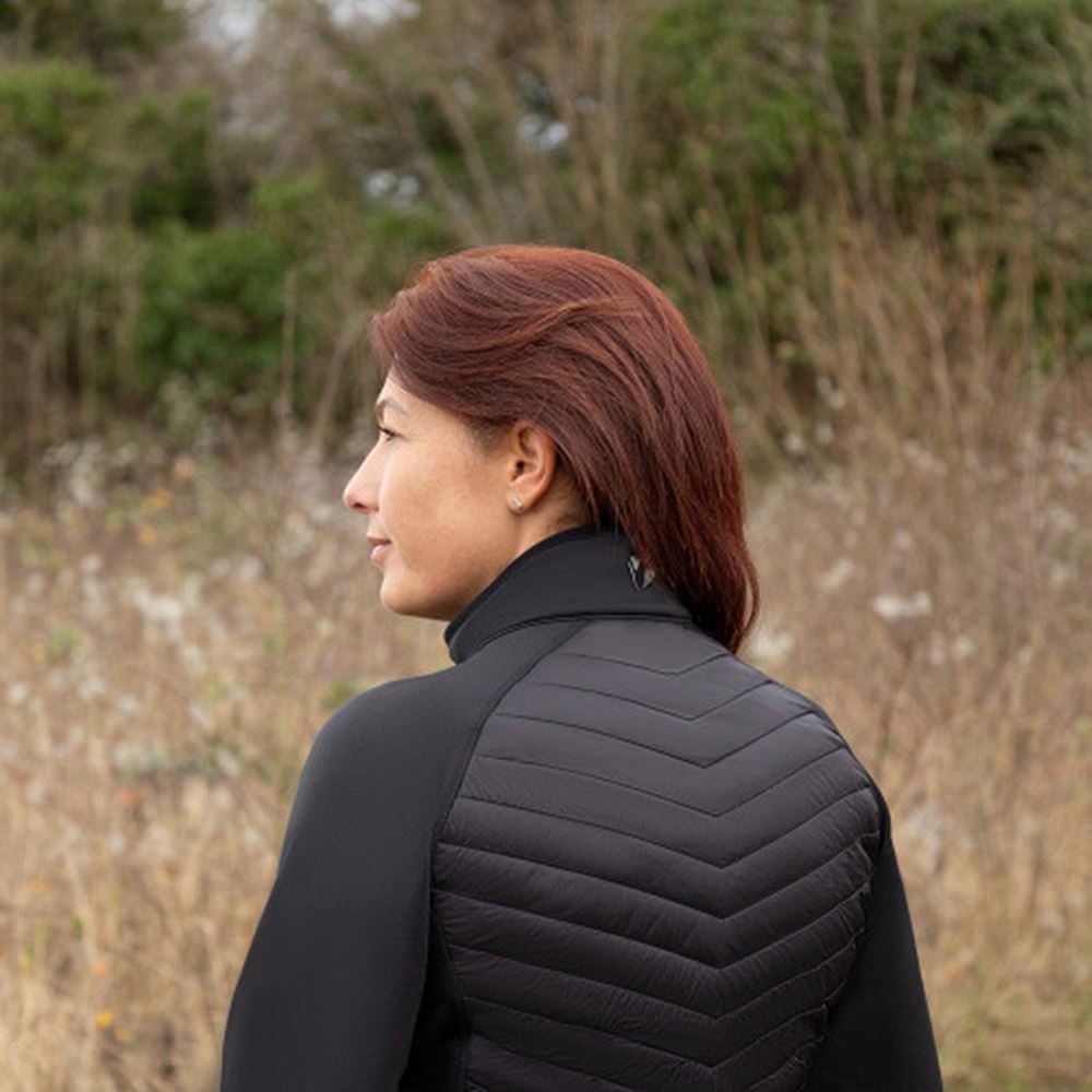 Hy Equestrian Synergy Sync Lightweight Padded Jacket (Black)