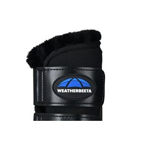 Weatherbeeta Tough-Tec Comfy Fleece Brushing Boots (Black)