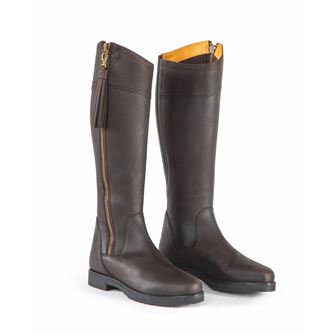Shires Moretta Alessandra Country Boots (Chocolate - 5 X-Wide) *Clearance*