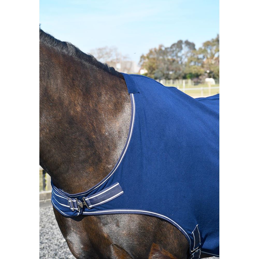 Rhinegold Fleece Horsewalker/Lunge Rug (Navy)