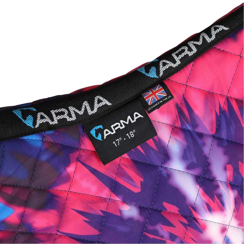 *barcodes* Shires ARMA Sport XC Saddlecloth (Pink Tie Dye)