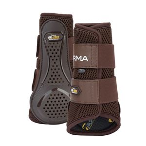 Shires ARMA OXI-ZONE Brushing Boots (Brown)