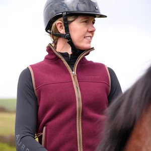 Shires Aubrion Core Ladies Fleece Gilet (Maroon)