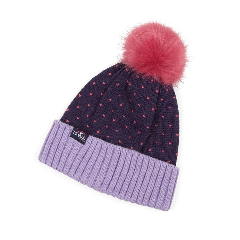 Shires Tikaboo Bobble Hat - Child (Lilac)
