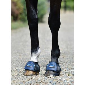 Weatherbeeta Tough-Tec Prime Rubber Bell Boots (Black/Navy)