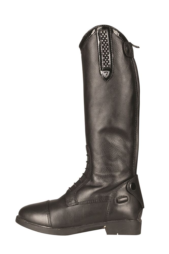 Hy Equestrian Arnara Childrens Long Riding Boot (Black)