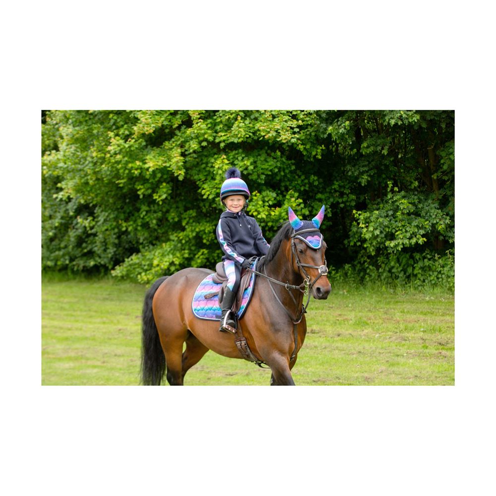 Dazzling Night Riding Tights by Little Rider - Child (Navy/Prismatic)