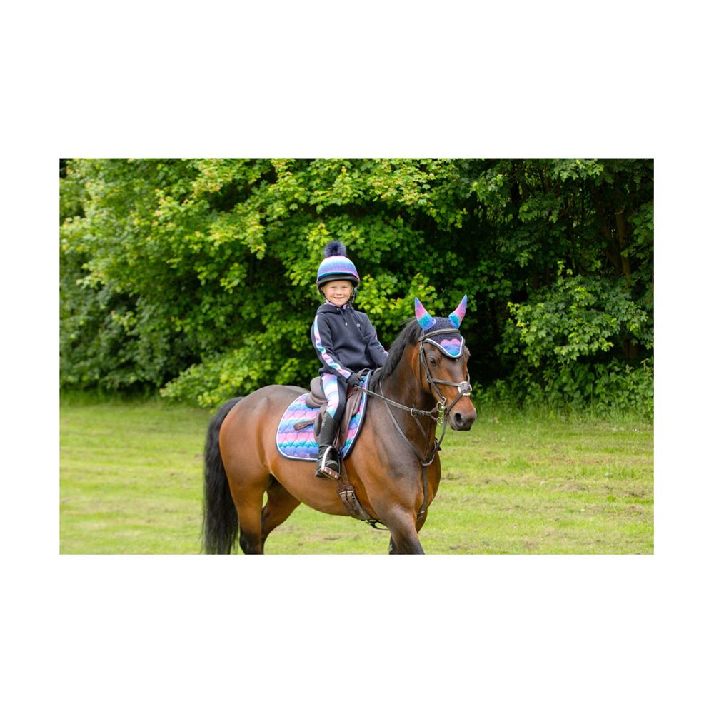 Dazzling Night Riding Tights by Little Rider - Child (Navy/Prismatic)