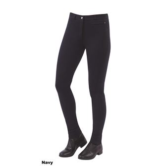 Dublin Supa-Fit Zip Up Knee Patch Jodhpurs (Navy)