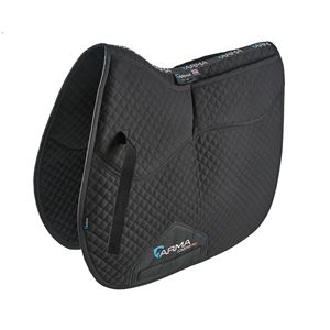 *barcodes* Shires ARMA Corrective Saddlecloth (Black)