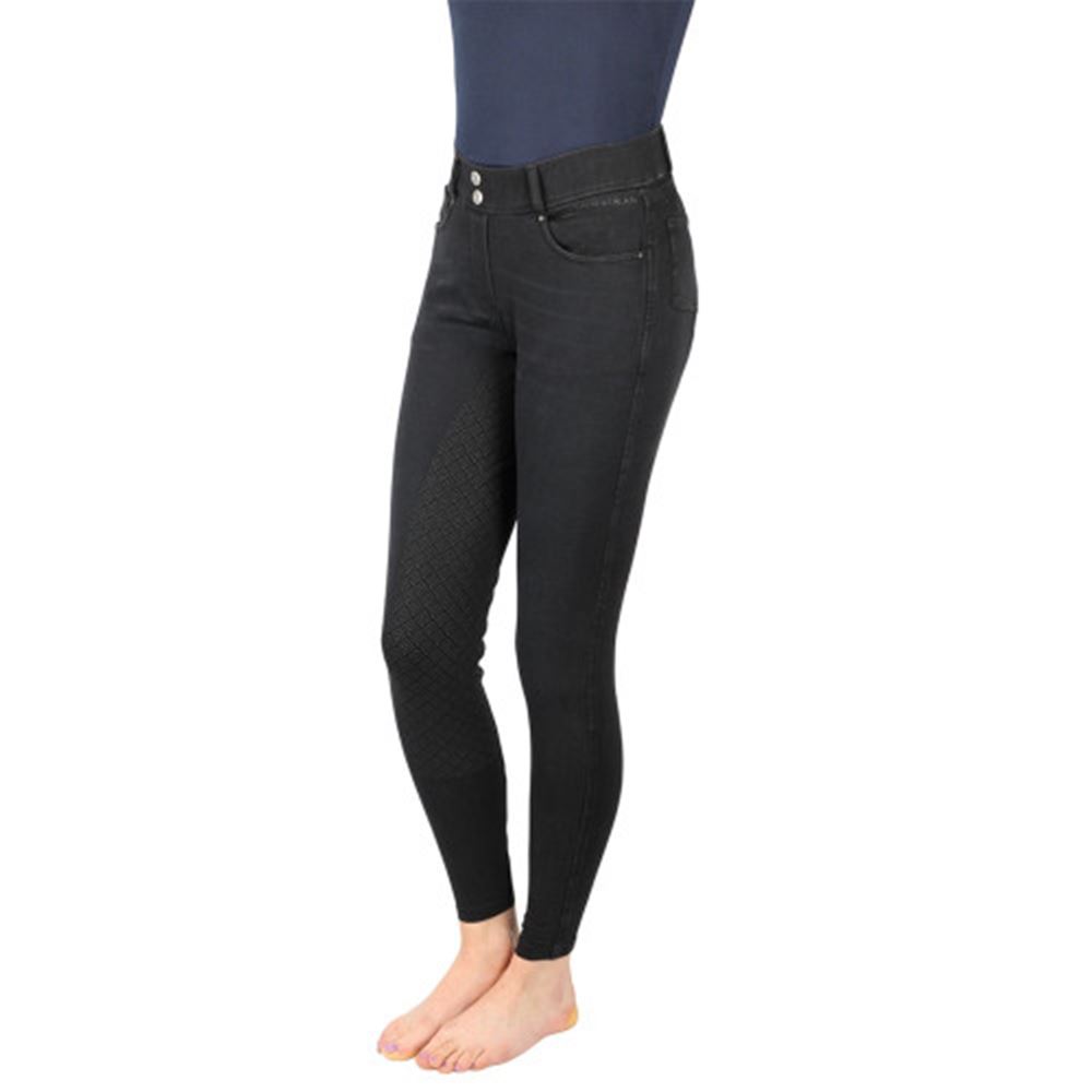 Hy Equestrian Elevate Denim Breeches (Black)