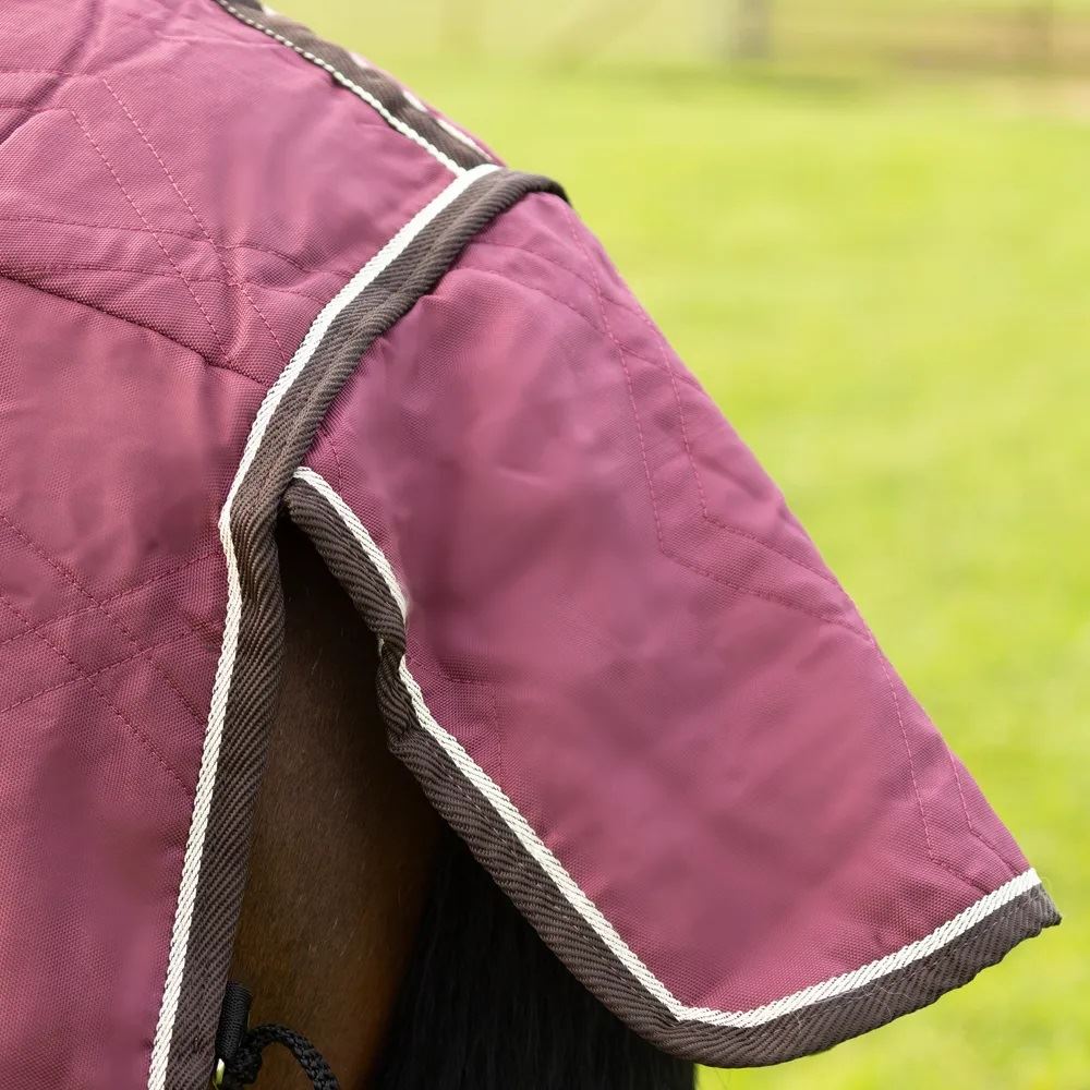 Hy Equestrian StormX Empra Luxury Show Rug (Burgundy/Cream)