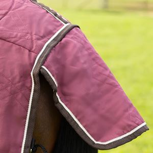 Hy Equestrian StormX Empra Luxury Show Rug (Burgundy/Cream)