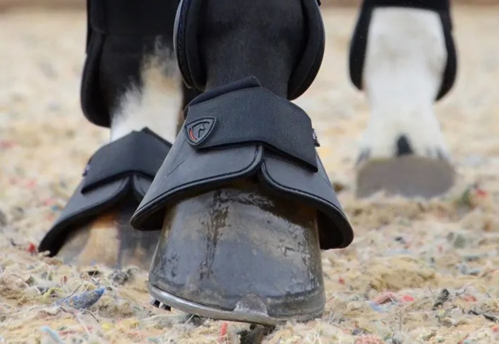 ProReaction Armoured Guard Over Reach Boots by Hy Equestrian (Black)