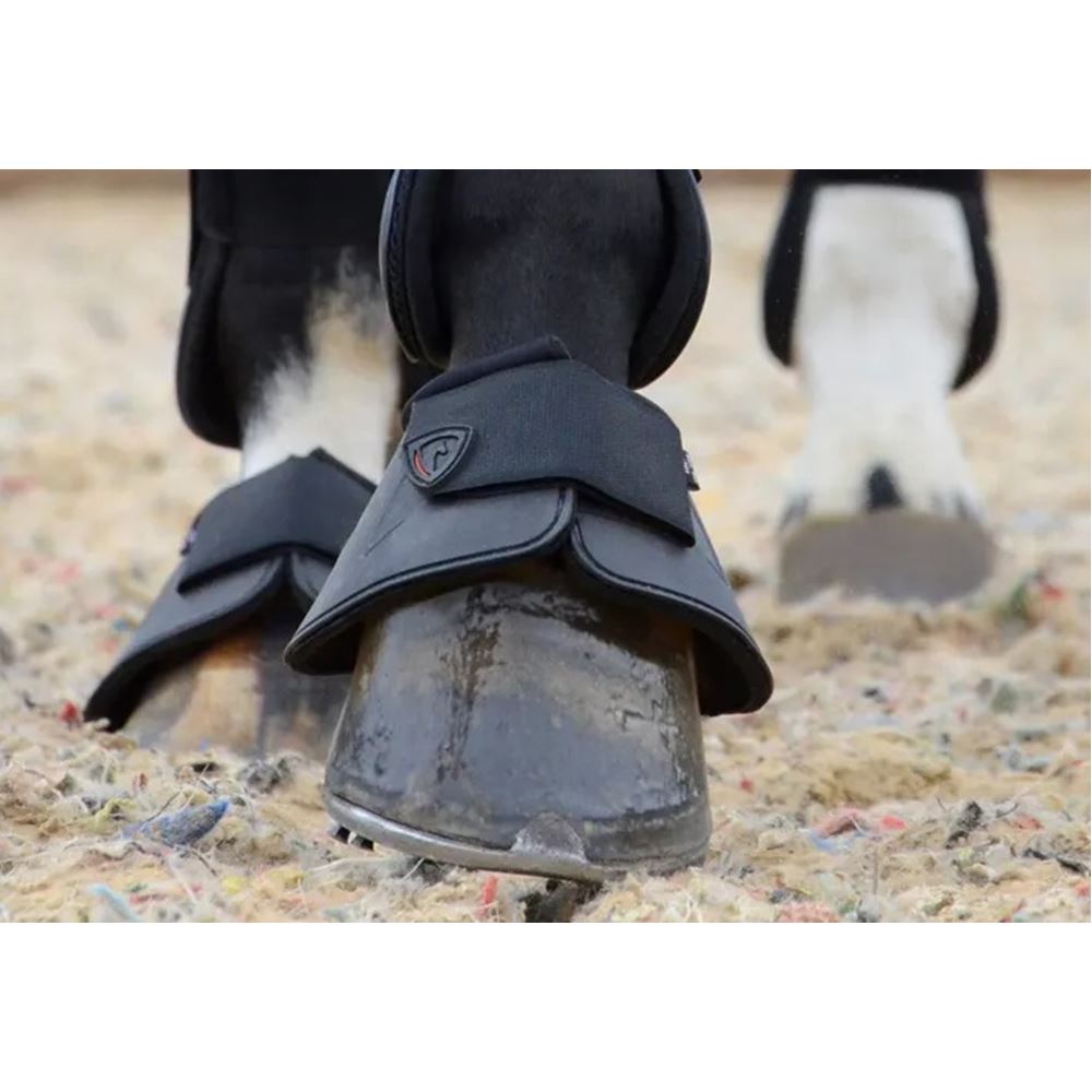 ProReaction Armoured Guard Over Reach Boots by Hy Equestrian (Black)