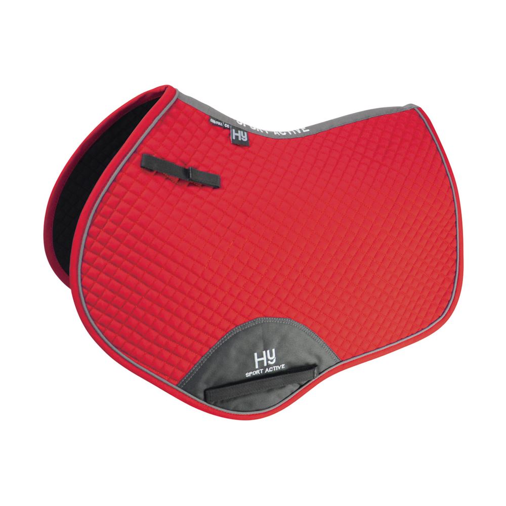 HyWITHER Sport Active Close Contact Saddle Pad (Rosette Red)