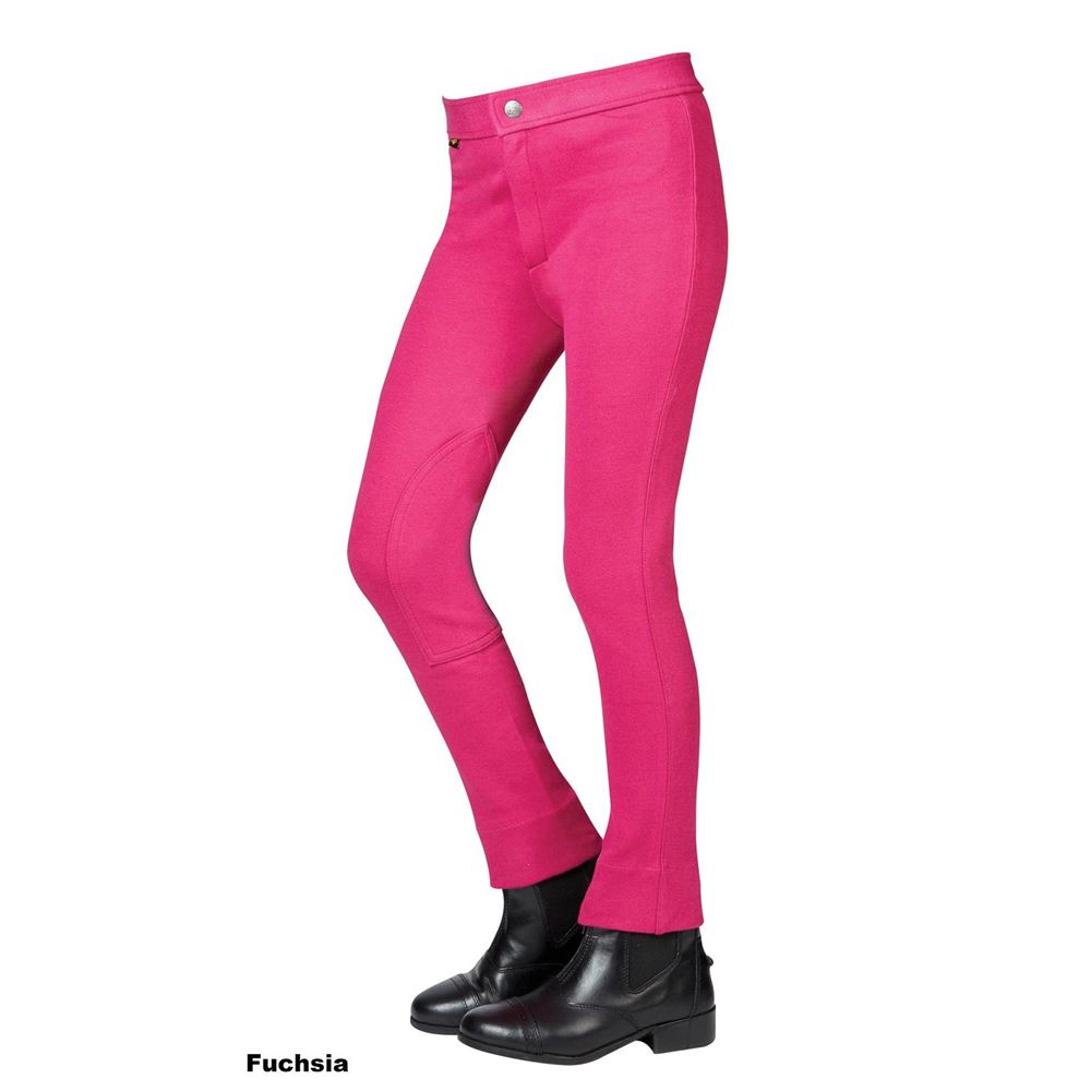 Saxon Warm Up Cotton Stretch Children's Jodhpurs 