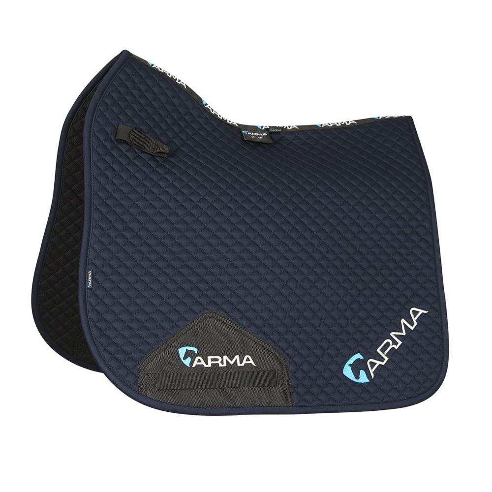*pic* Shires ARMA Branded Dressage Saddlecloth (Navy)