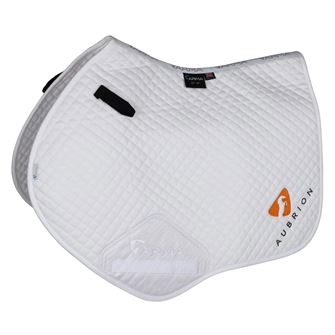 Shires Aubrion Branded Jump Saddlecloth (White)
