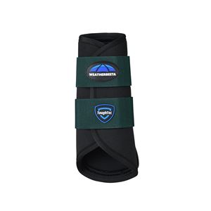 Weatherbeeta Tough-Tec Prime Brushing Boots (Black/Forest Green)
