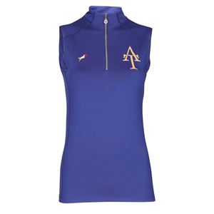 Shires Ladies Aubrion Team Sleeveless Base Layer (Navy)