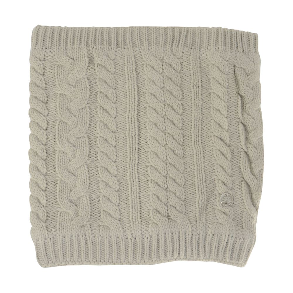 Hy Equestrian Meribel Cable Knit Snood (Oatmeal)
