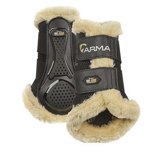 Shires ARMA OXI-ZONE Supafleece Brushing Boots (Black)