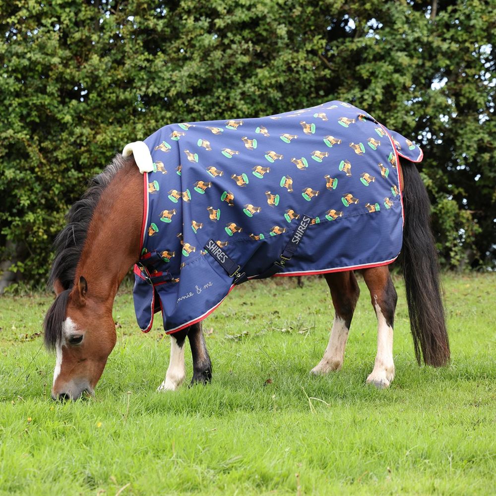Shires Winnie & Me Lite Turnout Rug (Navy)
