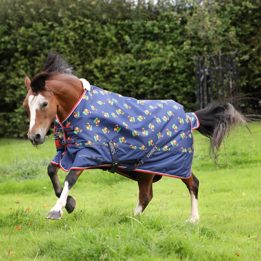 Shires Winnie & Me Lite Turnout Rug (Navy)