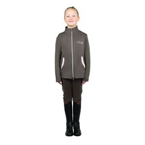 Lucky Pony Zip Jacket by Little Rider (Grey/Pink)