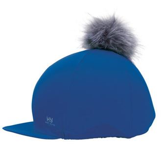 Hy Sport Active Hat Silk with Interchangeable Pom Pom (Jewel Blue)