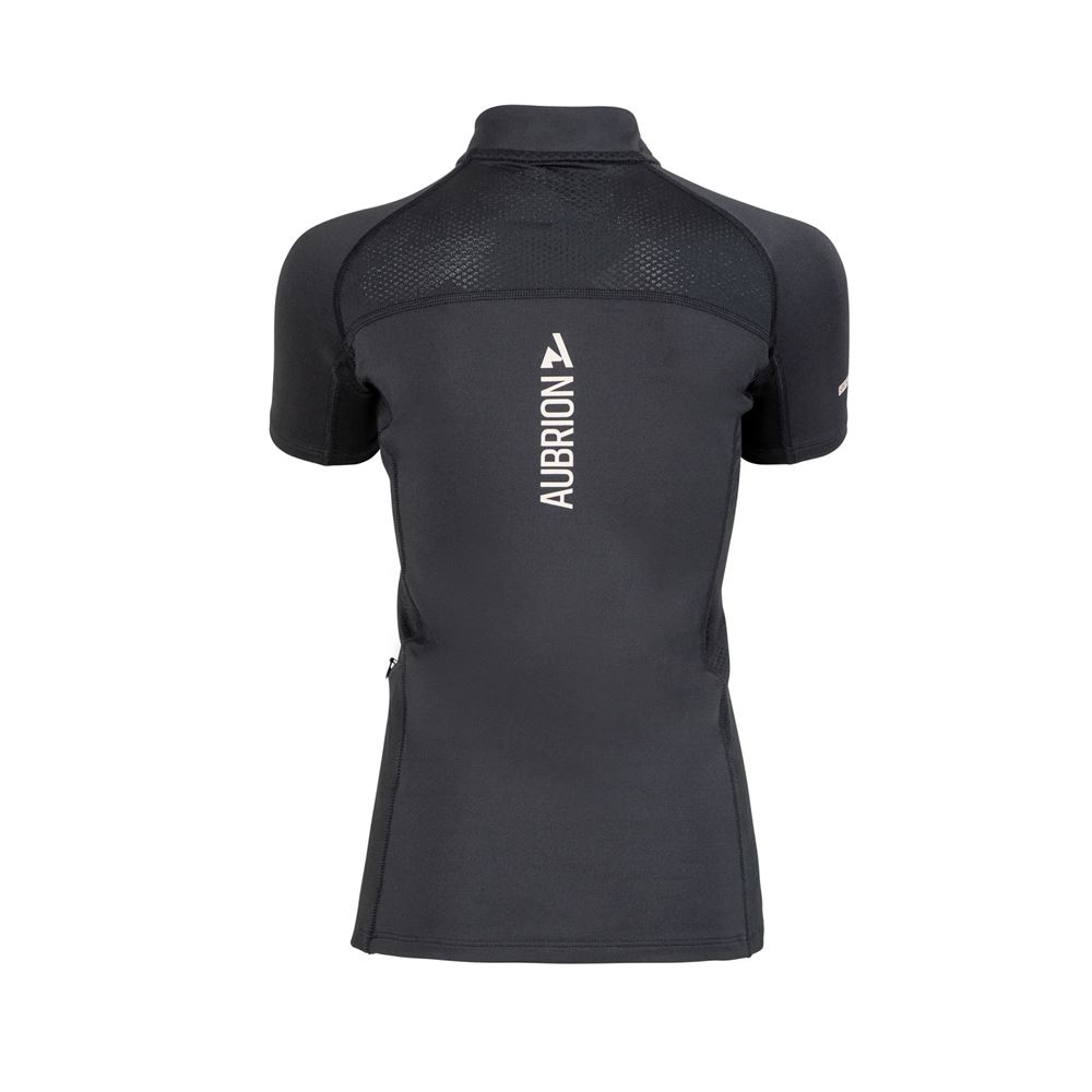 Shires Aubrion React Short Sleeve Base Layer - Young Rider (Shadow)