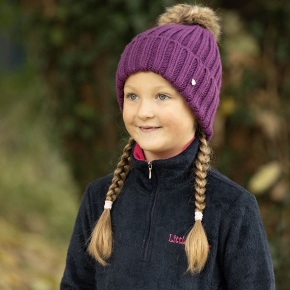 Hy Equestrian Valloire Children's Hat (Plum)