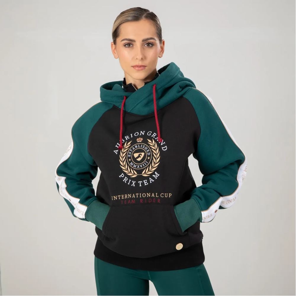 Shires Aubrion Ladies Team Hoodie (Black)