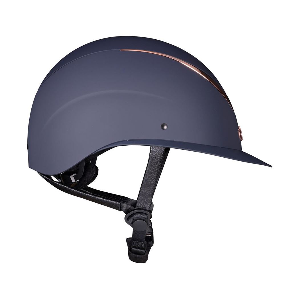 Shires Karben Elisa Ellipse Riding Hat 52-54 (Navy/Rose Gold)
