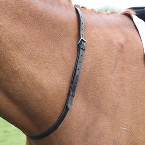 Shires Velociti GARA Leather Neck Strap 50" (Black)